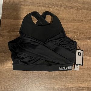 Black Chestee sports bra